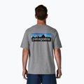 Мъжка тениска Patagonia P-6 Logo Responsibili-Tee gravel heather 2