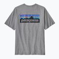 Мъжка тениска Patagonia P-6 Logo Responsibili-Tee gravel heather 4
