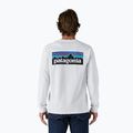 Мъжка блуза с дълъг ръкав Patagonia P-6 Logo Responsibili white 2