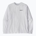 Мъжка блуза с дълъг ръкав Patagonia P-6 Logo Responsibili white 3