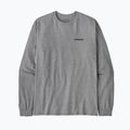Мъжка блуза с дълъг ръкав Patagonia P-6 Logo Responsibili gravel heather 3