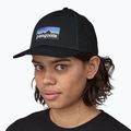 Patagonia P-6 Logo LoPro Trucker шапка черна 7