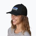 Patagonia P-6 Logo LoPro Trucker шапка черна 7