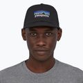 Patagonia P-6 Logo Trucker шапка черна 3