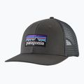 Patagonia P-6 Logo Trucker шапка forge grey