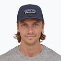 Patagonia P-6 Logo Trucker бейзболна шапка тъмносиня 3