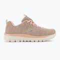 Дамски обувки за обучение SKECHERS Graceful Twisted Fortune natural/coral 2