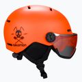 Детска ски каска Salomon Grom Visor orange L40836900 4