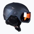 Дамска ски каска Salomon Icon LT Visor Photo Sigma S1-S3 navy blue L41529800