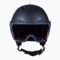 Дамска ски каска Salomon Icon LT Visor Photo Sigma S1-S3 navy blue L41529800 2