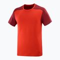 Мъжка тениска за трекинг Salomon Essential Colorbloc red LC1716000