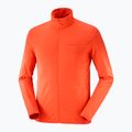 Мъжки Salomon Outrack Full Zip Mid Orange LC1711600