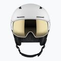 Ски каска Salomon Driver Pro Sigma бяла/черна бронзова 14