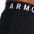 Under Armour Play Up 5 In дамски шорти за тренировка черно/черно/бяло 4