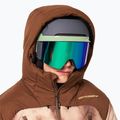 Мъжко яке за сноуборд Oakley TC Rykkinn кафяво с принт на облаци 11