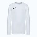 Детска футболна фланелка  с дълъг ръкав Nike Dri-Fit Park VII white/black