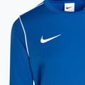 Детски футболен суитшърт Nike Dri-FIT Park 20 Crew в кралско синьо/бяло 3