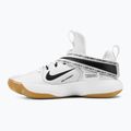 Nike React Hyperset обувки за волейбол бяло/черно/гума светлокафяво 5