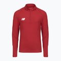 Детски футболен суитшърт New Balance Training 1/4 Zip Плетено бордо NBEJT9035
