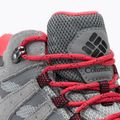 Дамски ботуши за трекинг Columbia Redmond III Mid Wp steam/red coral 7