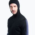 Мъжко яке Icebreaker Merino 200 Realfleece™ Descender trekking jacket black/graphite/cb 4