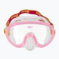 Детска маска за шнорхелинг Mares Jelly pink/yellow/clear