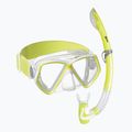 Детски комплект за шнорхелинг Mares Combo Pirate Neon yellow/white/clear 411788BB