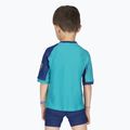 Детска тениска за плуване Mares Rashguard Shield Kid lime 2