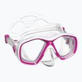 Детски комплект за шнорхелинг Mares Tapu Jr pink/white/clear 2
