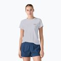 Дамска тениска за трекинг Patagonia P-6 Logo Responsibili-Tee white