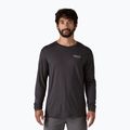 Мъжка блуза с дълъг ръкав Patagonia Cap Cool Merino Blend Graphic heritage header/black