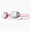 Дамски очила за плуване TYR Blackops 140 Ev Racing Mirrored silver/ pink/ white