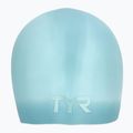 Шапка за плуване TYR Long Hair Wrinkle Free Silicone  light blue