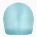 Шапка за плуване TYR Long Hair Wrinkle Free Silicone  light blue 2