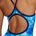 Дамски цял бански костюм TYR Durafast Elite Azultec Diamondfit ocean blue 5
