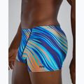 Мъжки боксерки за плуване TYR Durafast Elite Riptidal Square Leg teal/orange 10