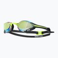 Очила за плуване TYR Tracer-X Elite Racing Mirrored black/lime