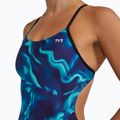 Дамски цял бански костюм Tyr Durafast Elite Waveform Cutoutfit 7