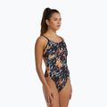 Дамски цял бански костюм Tyr Durafast Elite Validus Cutoutfit orange/aqua/black 4