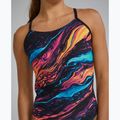 Дамски цял бански костюм Tyr Durafast Elite Magmata Cutoutfit gold/multi/rainbow 5