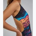 Дамски цял бански костюм Tyr Durafast Elite Magmata Cutoutfit gold/multi/rainbow 7