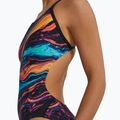 Дамски цял бански костюм Tyr Durafast Elite Magmata Cutoutfit gold/multi/rainbow 8