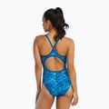 Дамски цял бански костюм Tyr Durafast Elite Oceanid Diamondfit light blue/aqua 2