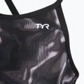 Дамски цял бански TYR Durafast Elite Waveform Diamondfit titanium 3