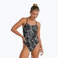 Дамски цял бански костюм TYR Durafast Elite Waveform Cutoutfit titanium 4
