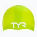 Шапка за плуване TYR Wrinkle Free Silicone limelight