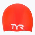 Шапка за плуване TYR Wrinkle Free Silicone bright red