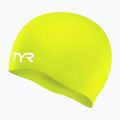 Детска шапка за плуване TYR Wrinkle-Free Silicone limelight