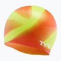 Детска шапка за плуване TYR Tiedye Silicone Multicolour Jr lime/multi