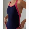 Дамски цял бански TYR Durafast Elite Wide Strap Openbackfit navy/pink 7